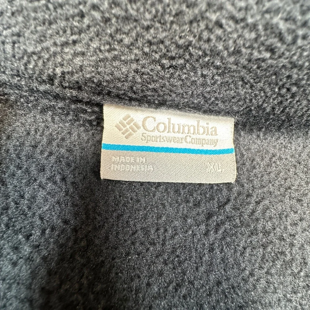 Columbia Interchange Benton Springs Fleece Jacket Womens XL Black Zip Shacket - Picture 4 of 8